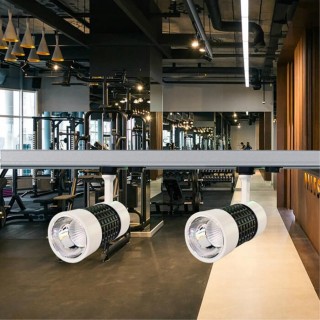 357566 PORT NT18 073 белый/черный Светильник трековый однофазный трехжильный IP20 LED 3000K 15W 220-240V PINE-foto3