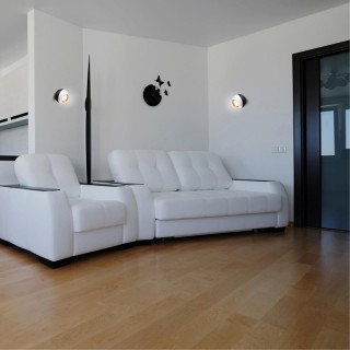 358156 OVER NT19 192 черный/белый/золото Накладной светильник IP20 LED 4000K 6W 220V BALL-foto3