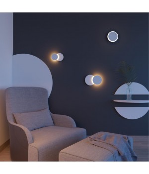 357856 OVER NT18 179 белый Накладной светильник IP20 LED 3000К 6W 110-240V SMENA-foto3