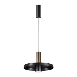 358984 OVER NT22 158 бронза светлая/черный Светильник светодиодный накладной, провод 2м IP20 LED 4000K 15W 220V ALBA-foto3