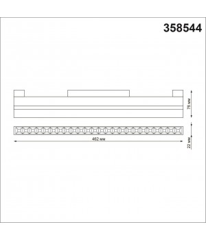358544 SHINO NT21 048 белый Трековый светильник для низковольного шинопровода IP20 LED 4000K 24W 48V FLUM-foto2