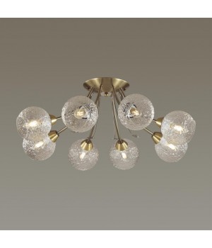 5266/8C COMFI LN23 194 античная латунь Люстра потолочная E14 8*40W 220V TULA-foto3