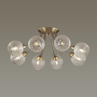 5266/8C COMFI LN23 194 античная латунь Люстра потолочная E14 8*40W 220V TULA-foto3