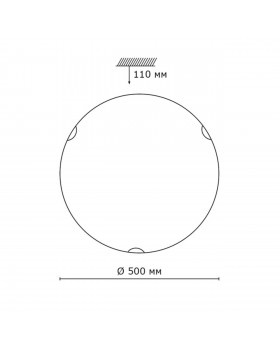 318 GLASSI SN 104 Светильник стекло/белое E27 3*100Вт D500 KUSTA-foto2
