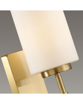 4990/1W HALL ODL23 403 матов. золотой/белый/стекло Бра E27 40W KASALI-foto6