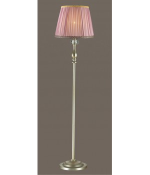 3393/1F CLASSIC ODL17 499 мат.золото/абажур ткань/хрусталь Торшер E14 40W 220V GAELLORI-foto4