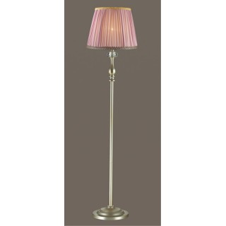 3393/1F CLASSIC ODL17 499 мат.золото/абажур ткань/хрусталь Торшер E14 40W 220V GAELLORI-foto4