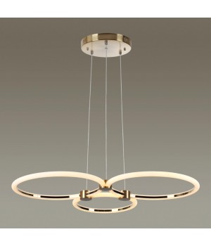 5297/80L LEDIO LN23 029 золотой Светильник подвесной LED 80W 3000-6000К 6232Лм 220V NOVA-foto2