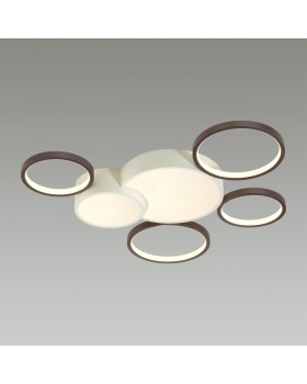 5253/99CL LEDIO LN23 белый, черный Люстра потолочная диммир. с ДУ LED 100W 6600Лм 220V NORBERT-foto3