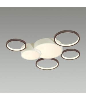 5253/99CL LEDIO LN23 белый, черный Люстра потолочная диммир. с ДУ LED 100W 6600Лм 220V NORBERT-foto3