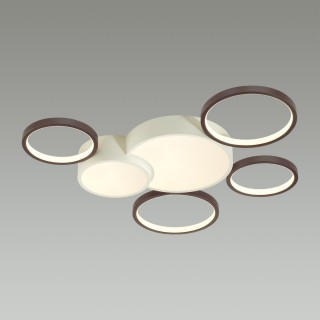 5253/99CL LEDIO LN23 белый, черный Люстра потолочная диммир. с ДУ LED 100W 6600Лм 220V NORBERT-foto3