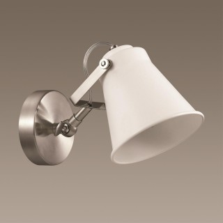 3591/1W MODERNI LN18 154 белый с матовым никелем Бра E27 60W 220V ARUDIS-foto4