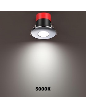 358640 SPOT NT21 243 хром Светильник встраиваемый светодиодный диммируемый, смена цв. температуры IP65 LED 3000К\4000К\5000К 8W 220V REGEN-foto3