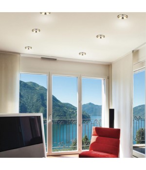 357909 SPOT NT19 249 золото Светильник встраиваемый IP44 LED 3000К 10W 100-265V METIS-foto3