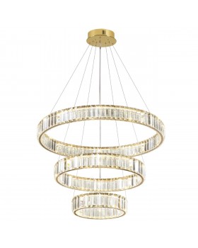 5015/88L L-VISION ODL23 427 золотой/прозрачный металл/хрусталь Люстра LED 88W 4000K 10200Лм VEKIA-foto4