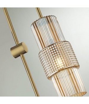 5019/1W MODERN ODL23 335 бронзовый/янтарный металл/стекло Бра E14 1*40W PIMPA-foto5