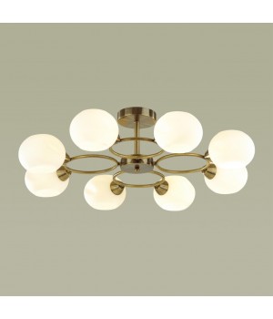 4549/8C COMFI LN21 056 античная бронза, белый Люстра потолочная E14 8*40W 220V PENELOPA-foto3