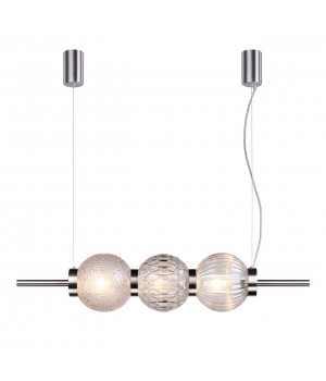 4273/3 MODERN ODL21 335 разноцв/стекл/никель/металл Подвесной светильник IP20 Е14 3*40W FRANCESCA-foto6