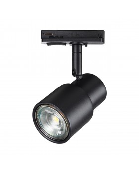 370926 PORT NT22 067 черный Светильник трековый однофазный двухжильный IP20 GU10 50W 220V MOLO-foto6