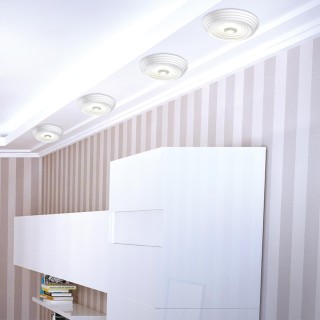 358602 OVER NT21 208 белый Светильник накладной светодиодный IP20 LED 4000K 25W 85-265V TRIN-foto3