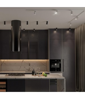 370879 PORT NT22 068 серебро Светильник трековый однофазный двухжильный IP20 GU10 9W 220V ULAR-foto3