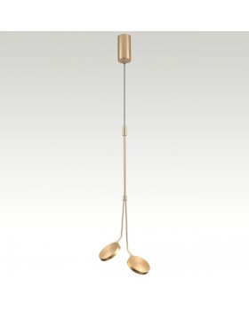 5011/16L L-VISION ODL23 171 золотой матовый металл/акрил Подвес LED 16W 3000K MARO-foto5