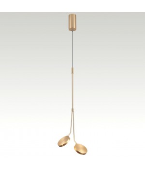 5011/16L L-VISION ODL23 171 золотой матовый металл/акрил Подвес LED 16W 3000K MARO-foto5