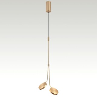 5011/16L L-VISION ODL23 171 золотой матовый металл/акрил Подвес LED 16W 3000K MARO-foto5