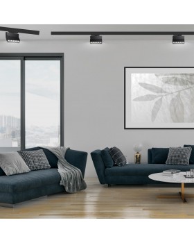 358326 PORT NT19 125 черный Трехфазный трековый свтильник IP33 LED 4000К 25W 110-265V EOS-foto3