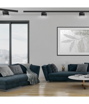 358326 PORT NT19 125 черный Трехфазный трековый свтильник IP33 LED 4000К 25W 110-265V EOS-foto3