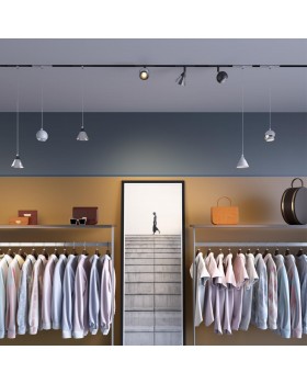 358399 SHINO NT20 054 белый/хром Трековый св-ник для низков.шинопровода IP20 LED 4000K 10W 48V FLUM-foto3