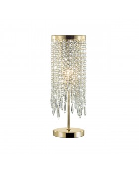 5028/1T MODERN ODL23 429 золотой/прозрачный металл/хрусталь Настольная лампа E14 1*40W CHOKKA-foto4