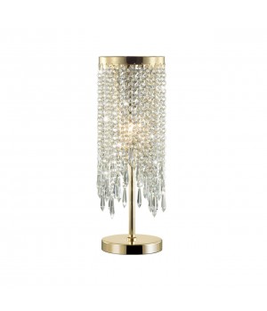 5028/1T MODERN ODL23 429 золотой/прозрачный металл/хрусталь Настольная лампа E14 1*40W CHOKKA-foto4