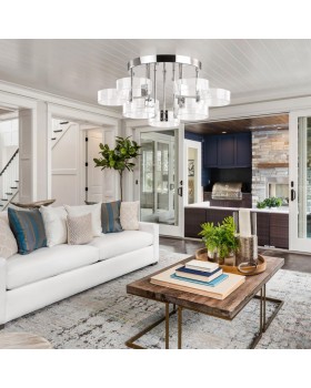 4496/72CL LEDIO LN20 035 хром Люстра потолочная LED 72W 4000К 6120Лм 220V HUDSON-foto3