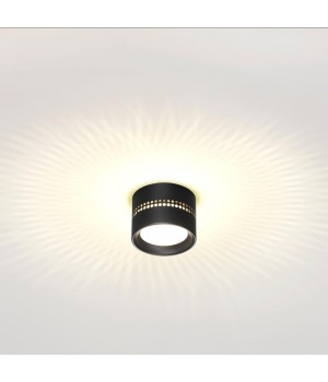 6610/1C HIGHTECH ODL23 259 черный/металл Потолочный св-к IP20 LED SMD LED 4W + LED GX53 12W 3000K REAL-foto4