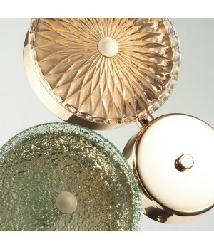 5412/14WL L-VISION ODL_EX23 9 золотой/желтый/зеленый металл/стекло Бра LED 14W 4000K CARAMELLA-foto5