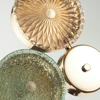 5412/14WL L-VISION ODL_EX23 9 золотой/желтый/зеленый металл/стекло Бра LED 14W 4000K CARAMELLA-foto5