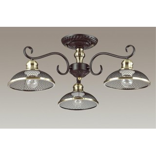 3472/3C COUNTY LN17 197 кофе, бронза Люстра потолочная E27 3*40W 220V ZEROME-foto3