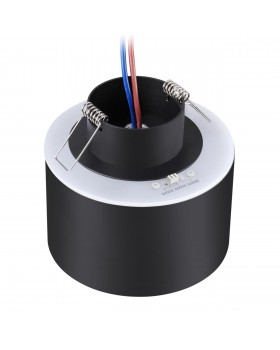 358962 SPOT NT22 242 черный Светильник встраиваемый с переключ. цв. температуры IP20 LED 3000К\4000К\6000К 12W вниз + 3W вверх 110-265V GIRO-foto4