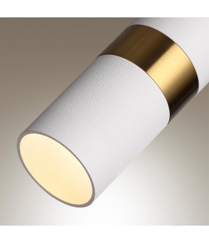 4355/1 HIGHTECH ODL23 231 белый/золотистый/металл Подвесной св-к IP20 LED GU10 10W BULLET-foto5