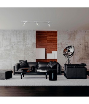 358173 PORT NT19 106 белый/черный Трехфазный треков.светодиодн.светильник IP20 LED 4000K 20W ZEUS-foto3