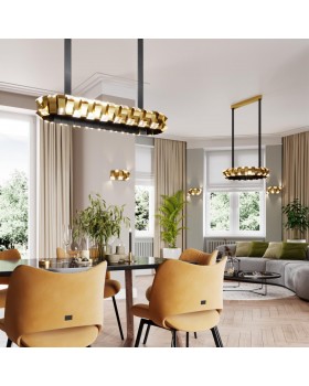 4993/12WL L-VISION ODL23 375 золотой/черный/металл/акрил Бра LED 12W 3000K ASTURO-foto4