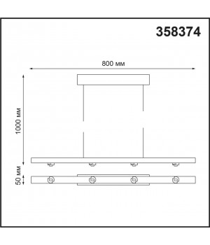 358374 KONST NT20 140 белый Корпус накладной с драйвером для арт. 358377-358392 IP20 220-240V COMPO-foto2