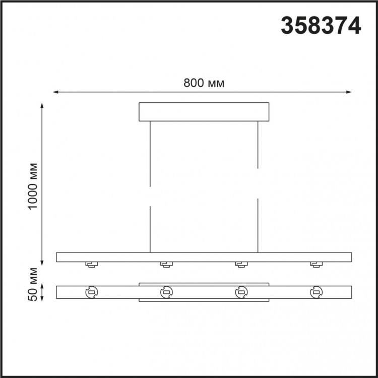 358374 KONST NT20 140 белый Корпус накладной с драйвером для арт. 358377-358392 IP20 220-240V COMPO