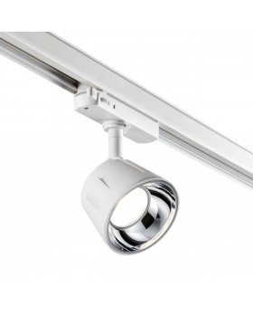 358729 PORT NT21 120 белый/хром Трехфазный трековый светодиодный светильник IP20 LED 4000K 20W 100-265V KNOF-foto4