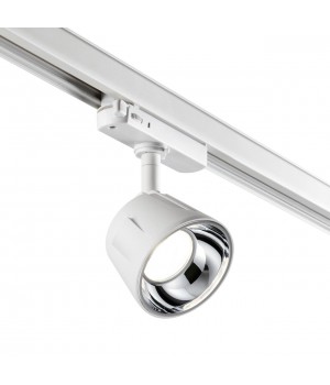358729 PORT NT21 120 белый/хром Трехфазный трековый светодиодный светильник IP20 LED 4000K 20W 100-265V KNOF-foto4