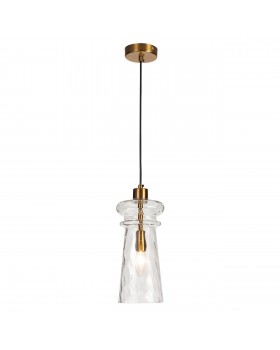 4998/1 MODERN ODL23 300 бронзовый/прозрачный/металл/стекло Подвес E14 1*40W PASTI-foto4
