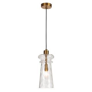 4998/1 MODERN ODL23 300 бронзовый/прозрачный/металл/стекло Подвес E14 1*40W PASTI-foto4