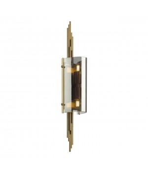 4895/2W MODERN ODL_EX23 37 бронзовый/дымчатый/металл/стекло Бра E27 2*40W MARGARET-foto5