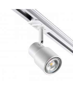370927 PORT NT22 067 белый Светильник трековый однофазный двухжильный IP20 GU10 50W 220V MOLO-foto5